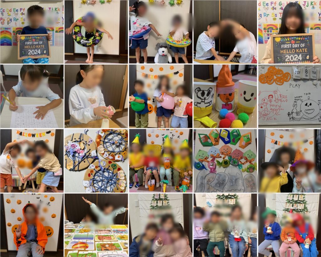 深谷市英語教室HELLO KATE レッスン＆イベント風景