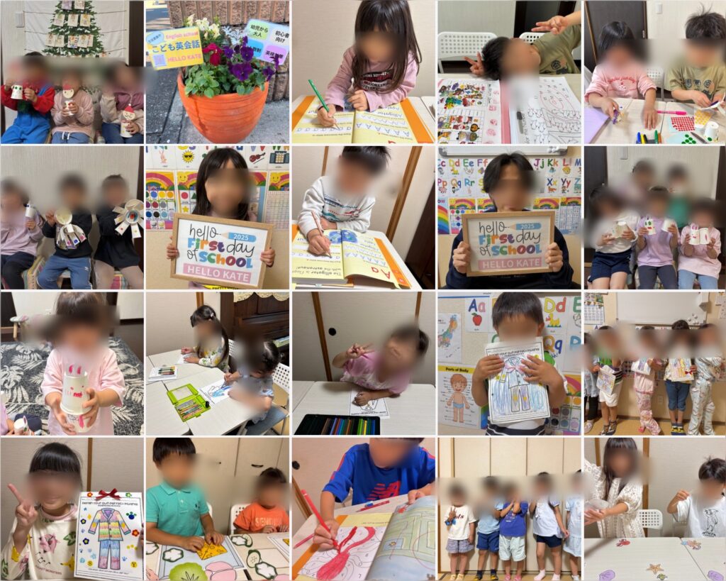 深谷市英語教室HELLO KATE レッスン＆イベント風景